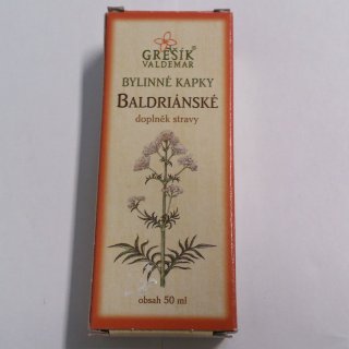 Baldriánské bylinné kapky, Kozlík, (Gr)