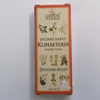Klimakterin, bylinné kapky, (Gr)